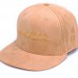 Solid suede snapback caps Dames embroidery letter hip hop cap men women brown outdoor sports hats