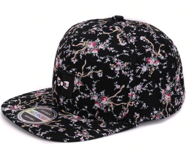 Brand embroidery bowknot baseball caps for women outdoor sun hats feminino floral hip hop cap hat
