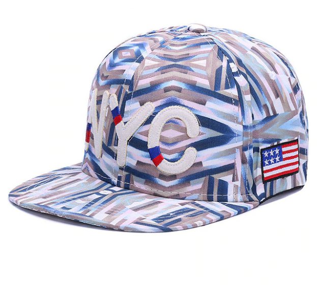 Embroidery letter NYC baseball caps women hip hop snapback caps youth flat brim gorras cotton