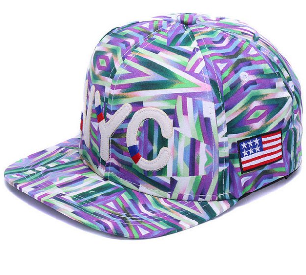 Embroidery letter NYC baseball caps women hip hop snapback caps youth flat brim gorras cotton