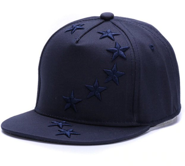 Solid embroidery kids baseball caps boys girls Stars snapback caps children flat brim outdoor hats