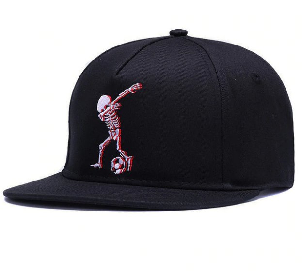5panels cotton baseball caps brand embroidery skull hip hop cap cool adjustable sports hats