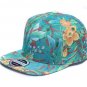 Fashion flowers baseball caps for women casual snapback cap 6panels bone gorras printing flat brim