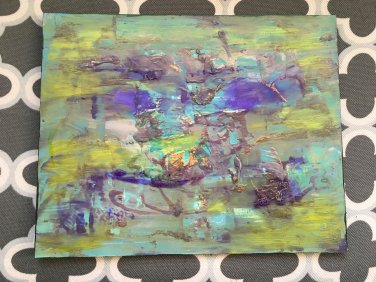 "Verbena" Acrylic Painting