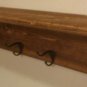 Unique Handmade Wooden Shelf with coat hooks