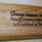 "Ohana Means Family" Hand Made Wooden Sign