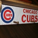 Unique Handmade Chicago Cubs Wooden Shelf