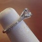 Solid 14K White Gold Engagement Rings 2.30Ct Diamond Womens Wedding Band D/VVS1
