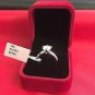 Solid 14K White Gold 2 Carat D VS1 Enhanced Diamond Engagement Ring Round Cut