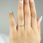 Diamond Bezel Chain Ring | Chain Diamond Ring | Minimalist Jewelry