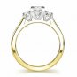2.00 Ct Princess Cut Solitaire Diamond Engagement Wedding Ring 14K Yellow Gold