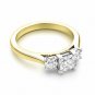 2.00 Ct Princess Cut Solitaire Diamond Engagement Wedding Ring 14K Yellow Gold