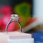 1.50ct Brilliant Round-Cut Diamond Halo Engagement Ring 10K Rose Gold