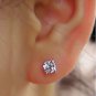 1.50 Ct Round Cut Solitaire Diamond Earring 14K Solid White Gold Stud Earrings