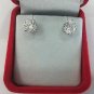 1.50 Ct Round Cut Solitaire Diamond Earring 14K Solid White Gold Stud Earrings