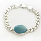 Pure 925 Solid Sterling Silver Salman Khan Feroza Men Guy Figaro Bracelet - 1669