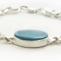 Pure 925 Solid Sterling Silver Salman Khan Feroza Men Guy Figaro Bracelet - 1669