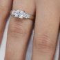 2ct Princess Cut Solitaire Diamond Engagement Ring 14kt White Gold Finish