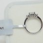 2ct Princess Cut Solitaire Diamond Engagement Ring 14kt White Gold Finish