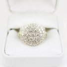 Round Diamond Bridal Set Ladies Wedding Engagement Ring 14K Yellow Gold Plated