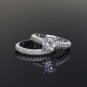 14K White Gold Over Wedding 2.15 Ct Round Diamond Bridal Sets Engagement Ring