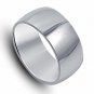 Band 14K White Gold Finish 925 Sterling Silver Womens Ladies Stackable Ring