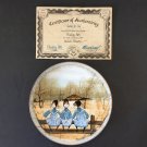 P BUCKLEY MOSS "WAITING FOR TOM" PLATE #3 CHILDREN SERIES ANNA PERENNA