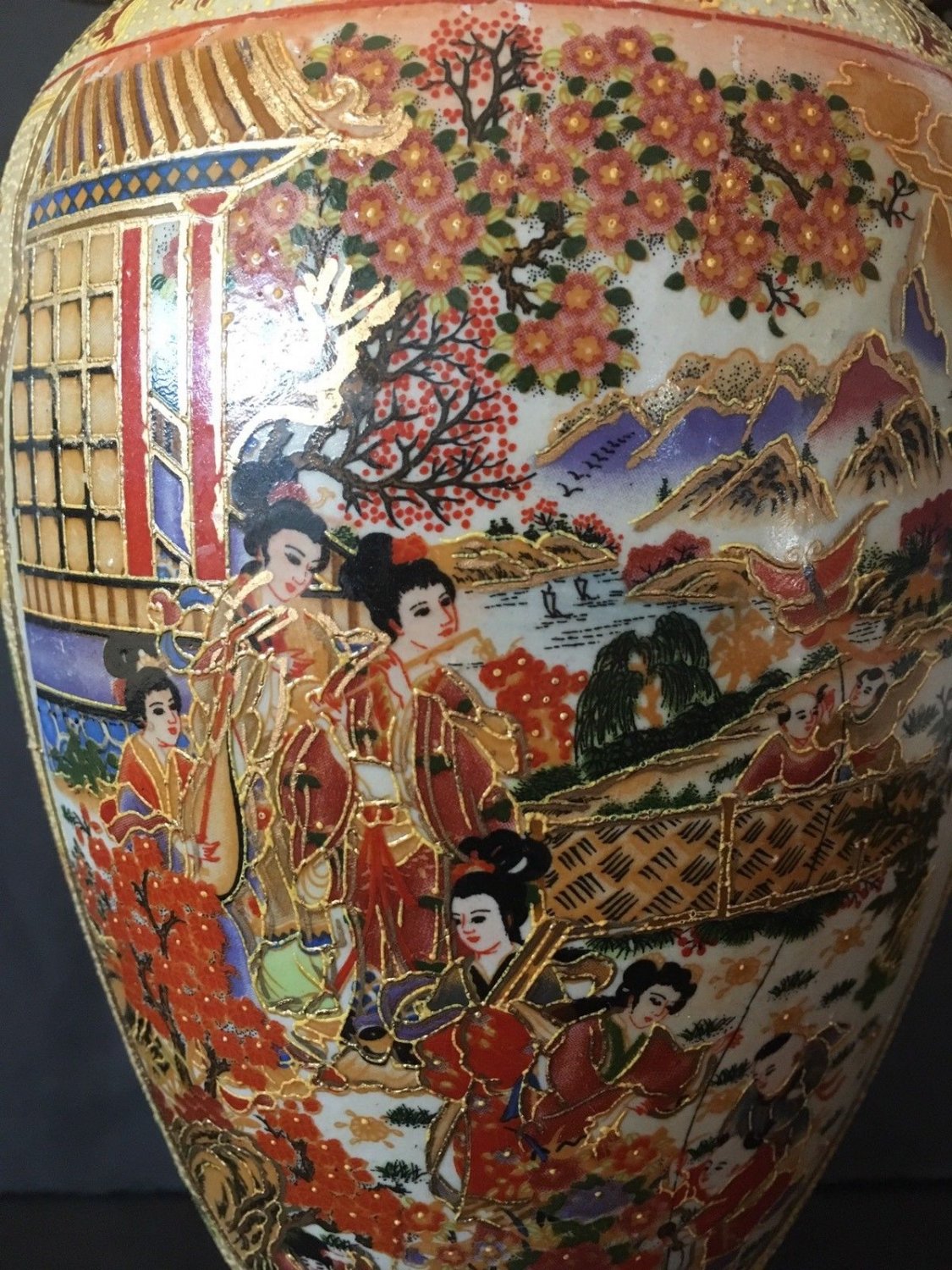 Vase ROYAL SATSUMA GoldTrimmed