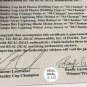 VINCENT LECAVALIER SIGNED TB Lightning NHL Mini Helmet & Photo Of Signing COA