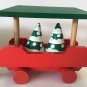 TRAIN Wooden Set, Vintage, 1980s - 11 Pieces