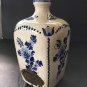 Delft Blue Empty Liquor Bottle Decanter W/ cork. Windmill Holland