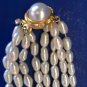 Pearl Necklace 32'' 4 Strands Golden 5-6MM Rice Freshwater Cultured