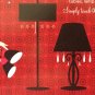 Light Charms Ruby Red Tear Crystal Magnetic Chandelier Lamp Party Decor NIB