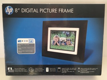 HP 8 inch Digital Picture Photo Frame DF840P1 Stores 800 Photos NIB