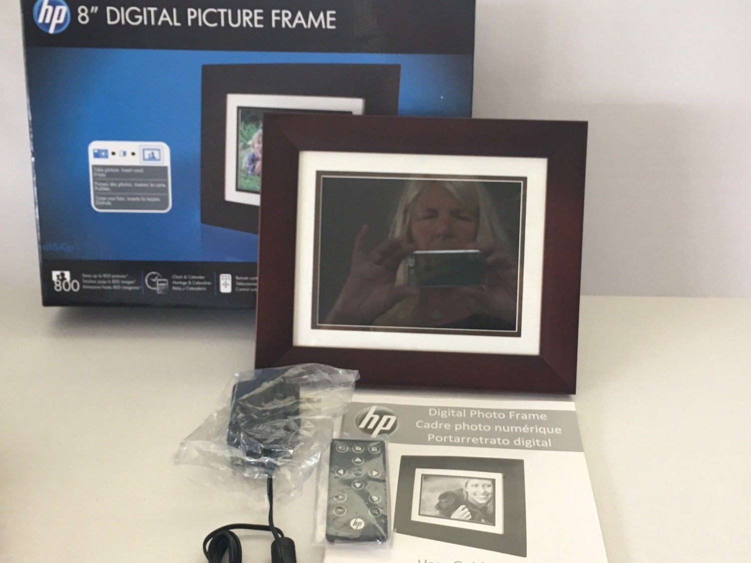 Hp 8 Inch Digital Picture Frame at Sandra Hamby blog