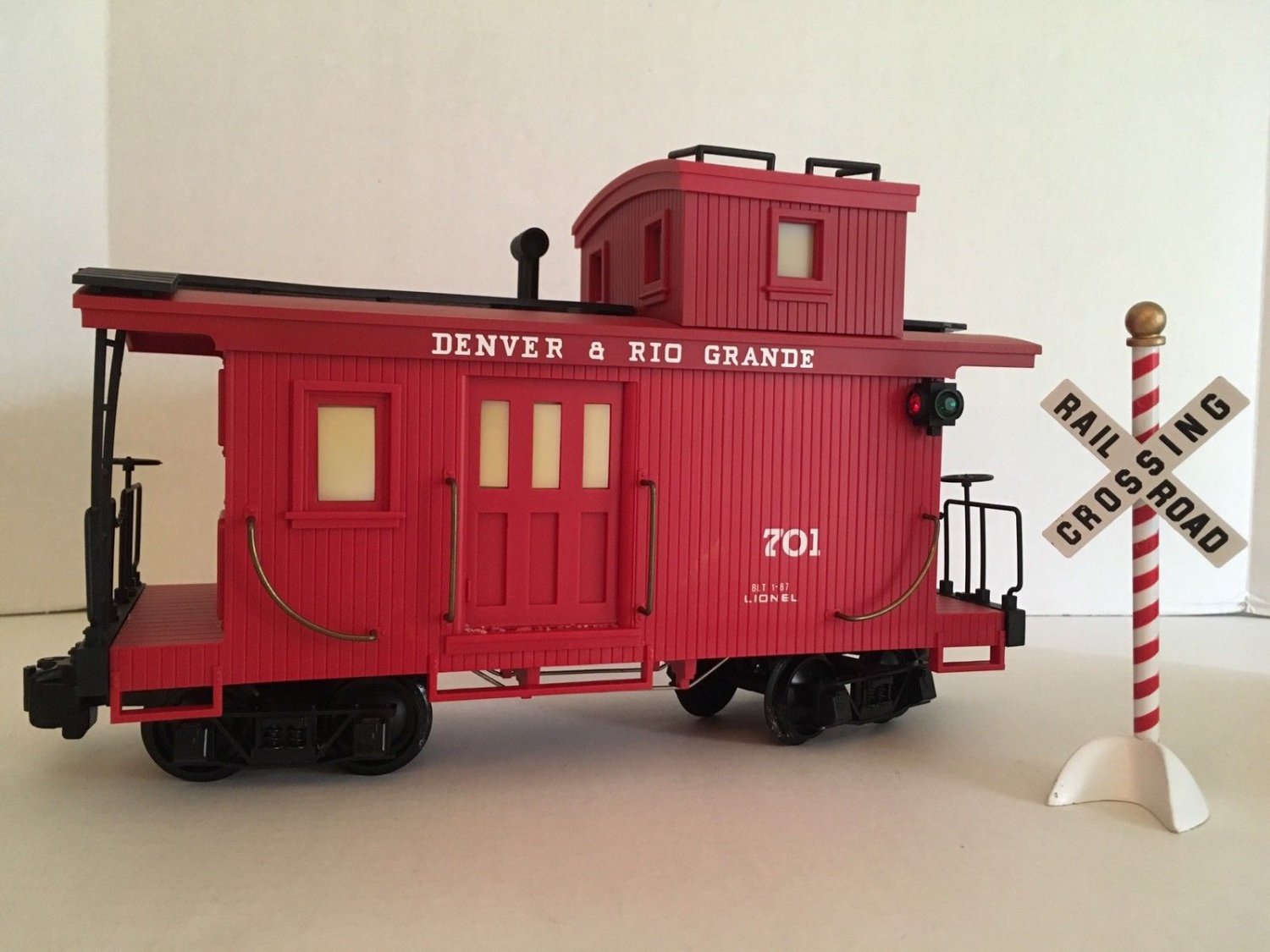 G Scale Lionel Caboose 87701 701 Denver & Rio Grande G Scale