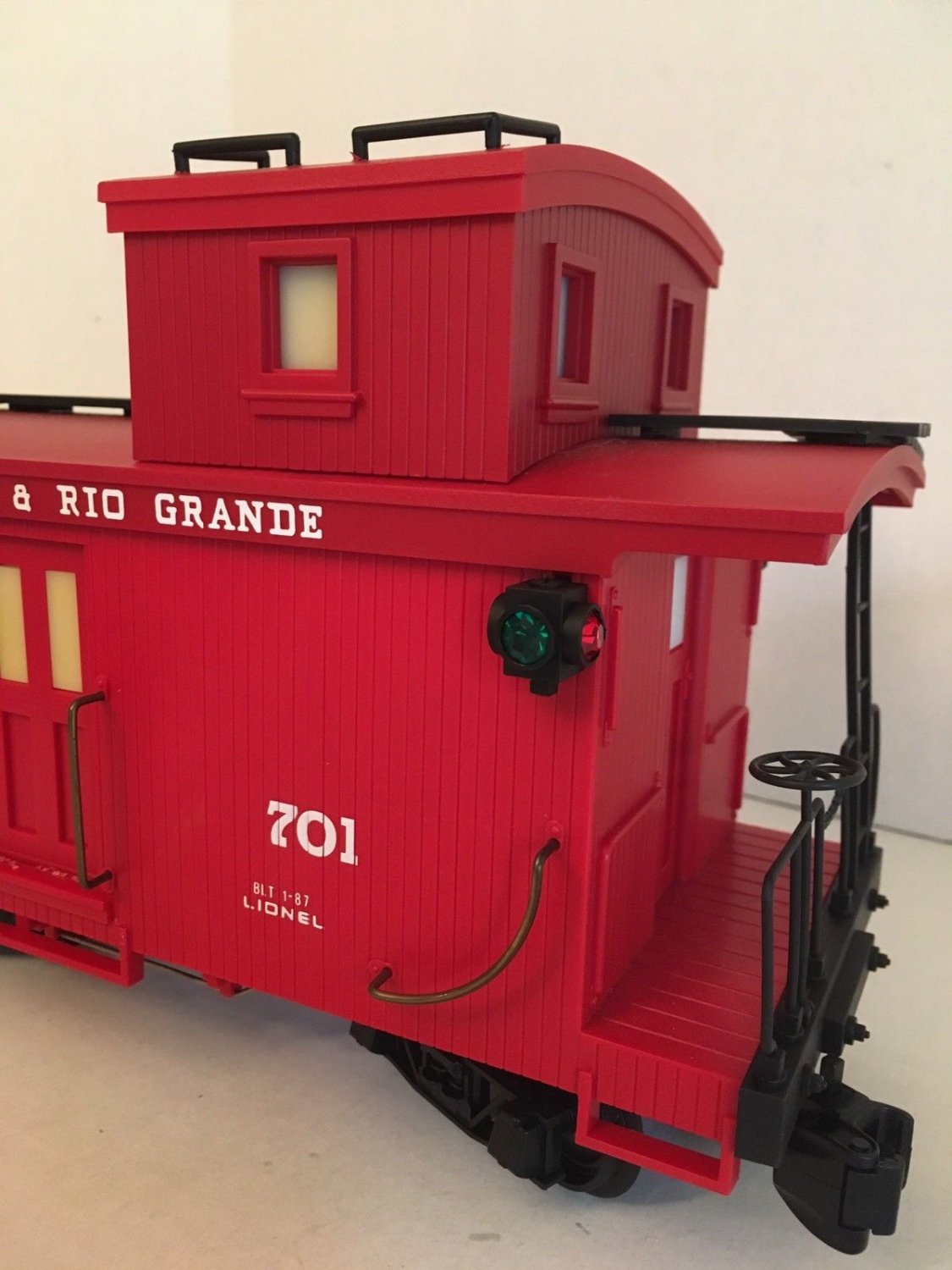 G Scale Lionel Caboose 87701 701 Denver & Rio Grande G Scale