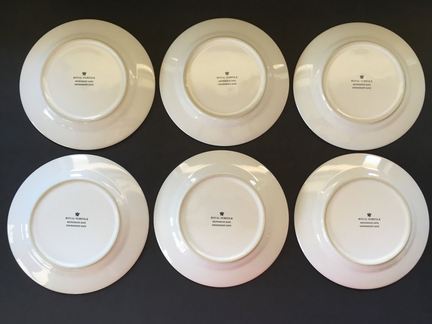 Royal Norfolk Plates Lighthouse (Lot of 6) Salad/Sandwich Size 71/2\
