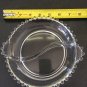 Beaded Glass Nut Candy Relish Divided Dish Imperial Candlewick Handles Vintage