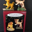 Ornament Hallmark Keepsake SIMBA and NALA The Lion King Collector Series