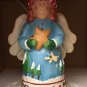 Christmas Angel Novelty Resign 110V Light Lamp with Holly Shade