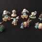 Hallmark Merry Miniature Figures Easter Themed Lot Of 9 Retired