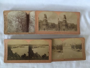 3 Stereoviews 1897 R. W. Kilburn James M. Davis