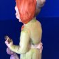 Ucagco Japanese Man & Woman Pair with Pipe Cane Umbrella Figurines