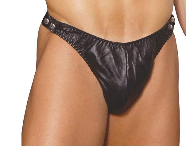 Cyber Leather thong
