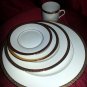 Fitz and Floyd "Roanoke" (Gold) 5 pc fine porcelain setting