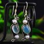 Natural Chalcedony Sterling Silver Earrings [JWL-E8BE5]