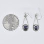 Stunning iolite sterling silver earrings [JWL-EE65C-RIPP]