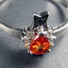 Natural Umba Sapphire with cubic zirconia ring [JWL_RC6D7_EPP]