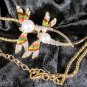 Double Dragonfly necklace [JWL_NBJA3_OPP]